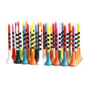 골프 네일 티 플라스틱 시트 83mm 고무 커버 부드러운 고무 헤드 커버 서브 골프 티 시트 볼 홀더 T-014