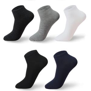 고품질 10 짝/몫 양말 남성 대형 42,43,44,45,46,47,48 캐주얼 통기성 패션 블랙 화이트 남성면 양말 shor