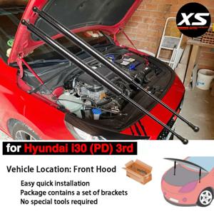 현대 Elantra GT 프론트 보닛 리프트 지원 충격 댐퍼 실린더 Verins 용 현대 i30 PD 2016-2024 용 후드 스트럿 수정