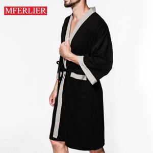 남성용 봄 목욕 가운, 플러스 사이즈 잠옷 잠옷, 8XL 가슴, 140cm, 7XL, 6XL, 여름