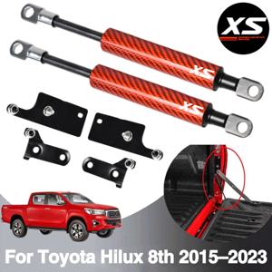 Toyota Hilux Revo 2015-2024 GUN125 GUN126 픽업 용 2PCS 후면 테일 게이트 보조 충격 가스 스트럿츠 리프트 지원 댐퍼 감속