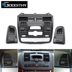 LHD RHD 자동차 왼쪽 오른쪽 Centarl AC 벤트 그릴 공기 배출구 패널 커버 메르세데스 벤츠 Vito Viano W636 W639 2004-2015