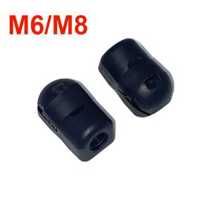 M6/M8 암나사 엔드 피팅 커넥터 자동차 스트럿 리프트 용 볼 헤드는 로드 댐퍼 충격 교체 고정 액세서리를 지원합니다