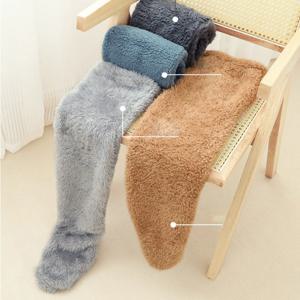 허벅지 높은 양말 봉제 다리 워머 다리 스타킹 코스튬, 무릎 위 발 감싸기, 퍼지 양말 슬리퍼 스타킹, 여성 및 어린이용