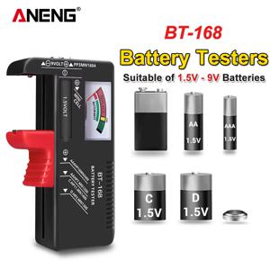 ANENG BT-168 범용 버튼 셀 리튬 용량 AAA AA 버튼 셀 배터리 테스터 감지기는 배터리 수준을 신속하게 확인합니다. ﻿