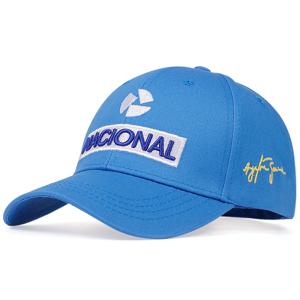 새로운 Ayrton Senna Racer 패션 자수 모자 야외 태양 보호 팀 야구 모자