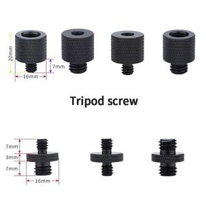 1/4 ~ 3/8 M5 M6 M8 남성-여성 변환 나사 나사 GoPro insta360 DJI OSMO 액션 카메라 용 삼각대 나사 마운트 어댑터