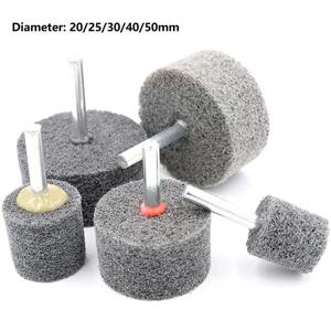 그라인딩 폴리싱 헤드 전기 드릴 비트 휠 1/4 인치 생크 20/25/30/40/50mm Dremel 로타리 액세서리 전원 목재 도구