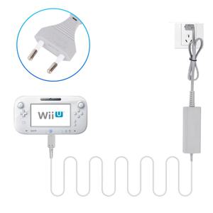 Wii U 콘솔 전원 공급 장치 코드 용 EU 플러그 AC 어댑터 충전기 Nintendo Wii U 리모컨 벽 충전기와 호환 가능
