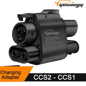 GUWIEYG CCS2 ~ CCS1 EV 충전기 어댑터 CCS2 EV 휴대용 충전기 및 CCS1 표준 자동차에 적합한 DC 고속 충전