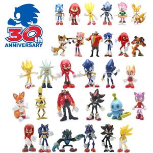 새로운 전체 세트 판매 소닉 테일스 Werehog 액션 피규어 블루 섀도우 인형 만화 인형 Collectible Dolls Kids Hedgehog Toy