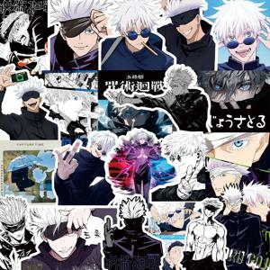 75PCS 만화 Jujutsu Kaisen 애니메이션 스티커 DIY 노트북 전화 스케이트 보드 어린이 멋진 스티커 Itadori Yuji Satoru Gojo 데칼 장난감