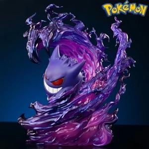 재고 있음 18cm 애니메이션 포켓몬 Gengar 유령 발톱 액션 피규어 게임 동상 Pvc Collectible Kawaii 모델 인형 장난감 어린이 선물 용품