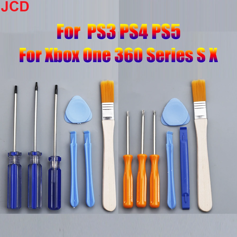 JCD Xbox One 360 ​​PS3 PS4 PS5 시리즈 스크류 드라이버 Torx T6 T8 T10 보안 스크루 드라이버 Tamperproof Hole Repairing Opening Tool