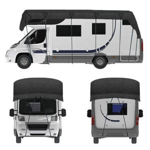 210D 옥스포드 천 RV 지붕 보호 커버 휴대용 Motorhome Camper 탑 방수포 커버 방수 차양 보호