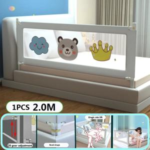 IMBABY 휴대용 침대 안전 레일, 리프트 가능한 침대 가드레일, 아기 안전 침대 장벽, 보호대 침대, 어린이용 울타리, 200cm