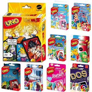 TV 쇼 테마 그래픽과 2~10명을 위한 특별 규칙을 갖춘 가족의 밤을 위한 Mattel Games UNO 드래곤 볼 카드 게임
