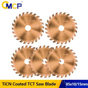 1pc 85x10/15mm 목재 용 원형 톱 블레이드 TiCN 코팅 TCT 톱 블레이드 24T/30T/36T 커팅 디스크 목공 휠 디스크 톱 디스크