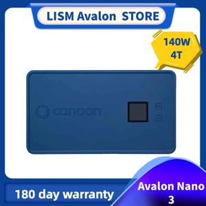 80% 새 비트코인 채굴기 중고 Avalon Nano 3 Canaan Mining (오리지널 PSU 140W Solo 4th/s 미니 머신 로또 럭키 마이너 포함)