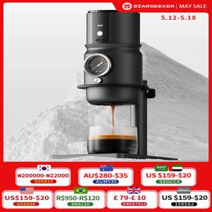 STARSEEKER Super58 휴대용 전기 에스프레소 머신 여행용 커피 메이커 캠핑카 커피 메이커 USB-C 브래킷 탬퍼