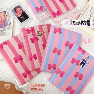 10pcs 핑크 Bowknot 버블 봉투 가방 핑크 버블 셀프 인감 메일 링 가방 패딩 봉투 패키지 선물용 안티 가을 보호