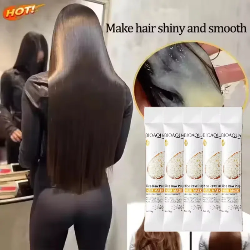 5 초 소프트 스무스 케어 천연 리페어 전문 마법 헤어 마스크 건조함 방지 스플릿 엔드 수리 손상 Frizz 2025