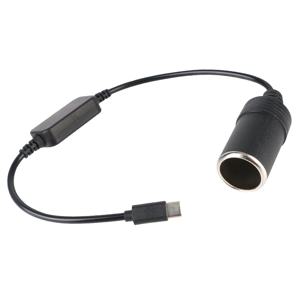 5V ~ 12V 변환기 케이블 익스텐더 USB 유형 C 충전기-담배 라이터 소켓 전원 어댑터 전자 자동차 액세서리