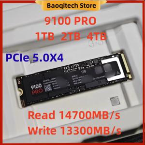 새로운 SSD 9100 PRO 1T 2T 4T NVMe M.2 2280 PCIe 5.0X4 지원 노트북 미니 PC 게임용 컴퓨터용 삼성 내장 솔리드 스테이트 드라이브