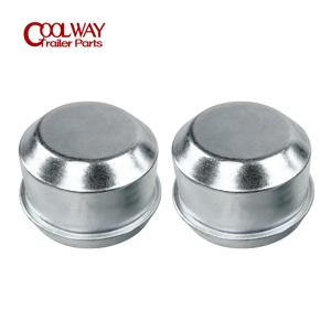 2pcs 교체 45mm 금속 먼지 캡 휠 허브 트레일러 베어링 그리스 커버 캐러밴 보트 RV 부품 액세서리