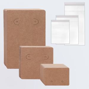 50pcs Opp 자기 접착 비닐 봉투 귀걸이 디스플레이 목걸이 쥬얼리에 대 한 카드 골 판지 종이 DIY 패키지 공급 만들기