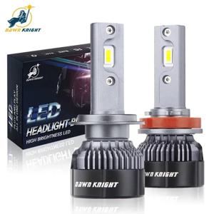 DAWNKNIGHT K5C 미니 40W H7 H4 긴 수명 버전 Led 헤드 라이트 전구 4300K ​​K6C Led HB3 H11 램프 전구 H1 HB4 Led 조명 자동차 12V
