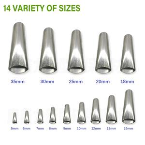 14pcs 스테인레스 스틸 코킹 노즐 애플리케이터 코킹 피니셔 접착제 실리콘 실란트 마무리 도구 주방/욕실 싱크 조인트