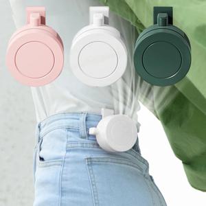 미니 클립 선풍기 걸이형 허리 목 선풍기 소녀 전기 공기 냉각 선풍기, 900mah USB 리프리스 선풍기, 3 단 휴대용 쿨러 공기