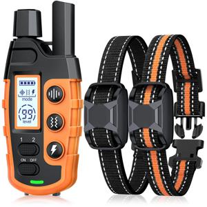 3300Ft 전기 개 훈련 칼라 원격 제어 방수 애완 동물 행동 충격 진동이 있는 5-120lbs 강아지용
