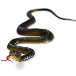 45cm 가짜 현실적인 고무 장난감 뱀 시뮬레이션 아나콘다 무서운 할로윈 새 소품을 겁주기 장난 트릭 장난감 액세서리