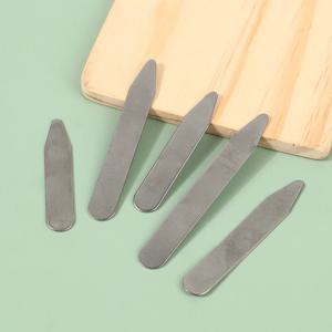 남성용 스테인레스 스틸 칼라 스테이, 지지대 비즈니스 남성용 선물, 셔츠 뼈 보강재 삽입물, 고정 보석 상자 포함, 4 개