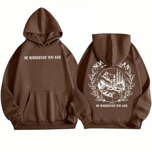 Noah Kahan 까마귀 당신은 멀리 갈 것입니다 운동복 Noah Kahan Merch 겨울 따뜻한 풀오버 오버 사이즈 코튼 탑 streetwear unisex