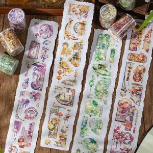 장식용 접착 테이프, 마스킹 테이프, 정크 저널 스크랩북 스티커, DIY 종이, 1 개/로트