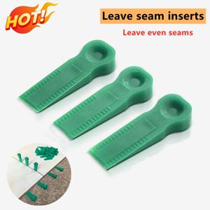 100PCS 재사용 가능한 6mm 플라스틱 타일 웨지 스페이서 레벨링 클립 바닥 로케이터 벽 세라믹 타일링 Nivelador 건설 도구 누워