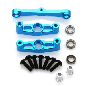 베어링 포함 금속 스티어링 어셈블리, Tamiya TT02 TT-02 1/10 RC 자동차 업그레이드 부품