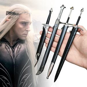 22cm 링 Baggins Katana Aragorn 검 애니메이션 중세 Glamdring Narthil 검 닌자 칼 실제 일본 Katana 사무라이 세이버 장난감