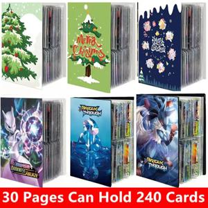 크리스마스 240pcs 앨범 Charizard 카드 앨범 도서 만화 애니메이션 새로운 240PCS 게임 카드 홀더 컬렉션 폴더 아이 멋진 장난감 선물