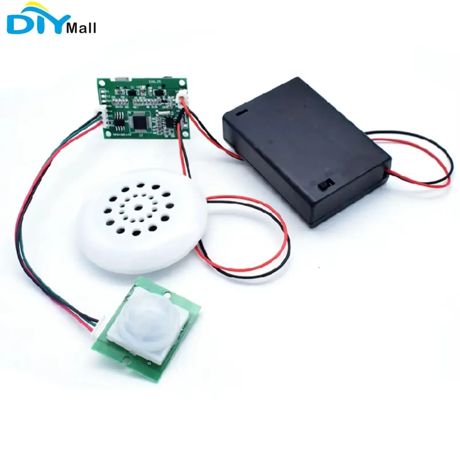MP3 음악 음성 재생 키트 PIR 적외선 센서 지원 사운드 녹음 모듈 USB 다운로드 TF 카드 DIY Shop Welcomer