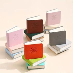 3Pcs 50x50mm 포켓 드로잉 책 공백 물 색상 두꺼운 종이 미니 스케치북 200g 48 시트 마커 그림 종이 미술 용품