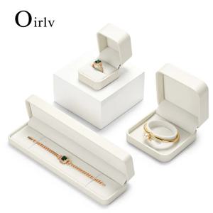 Oirlv 쥬얼리 정리함 반지 귀걸이 목걸이 펜던트 팔찌 보관 상자, 포장 상자, 결혼식용 선물 케이스