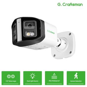 CN B6 4MP*4MP, POE, 듀얼 렌즈, 차량 휴머노이드 감지, 듀얼 라이트, CCTV 비디오, 감시 보안 P2P