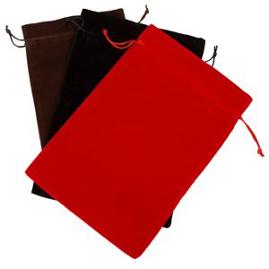 1pcs 큰 벨벳 Drawstring 파우치 가방 20x30cm(8 