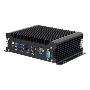 팬리스 산업용 미니 PC, 인텔 코어 i7 10510U, 10 세대 2x LAN, 2x COM RS232, 8x USB, 윈도우 리눅스 지지대, 4G LTE SIM WiFi