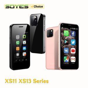 SOYES XS11 XS13 시리즈 미니 안드로이드 스마트폰 HD 스크린 듀얼 SIM TF 카드 슬롯 5MP 카메라 Google Play 스토어 소형 휴대전화