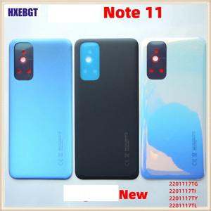 Xiaomi Redmi Note 11 뒷면 커버 뚜껑 후면 배터리 플라스틱 도어 하우징 케이스 스마트 폰 부품의 새로운 기능